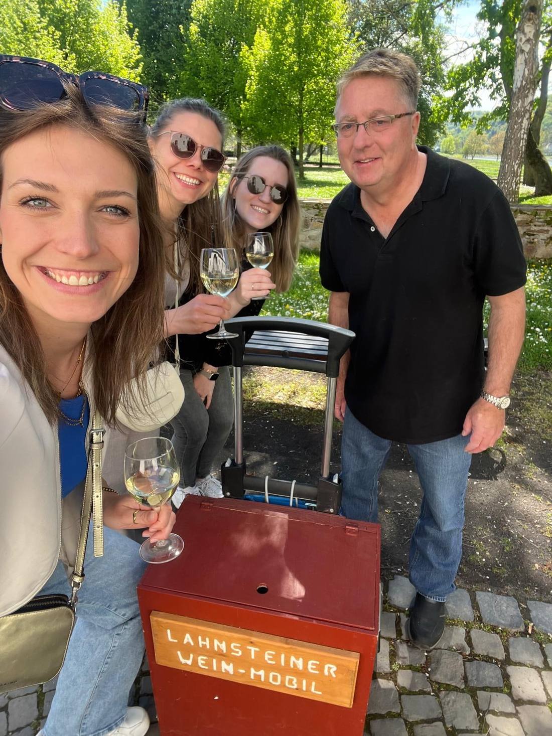 Gruppenfoto mit Frank